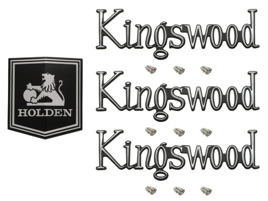 Badge Kit HJ Holden Kingswood 173 202 - HJBK1