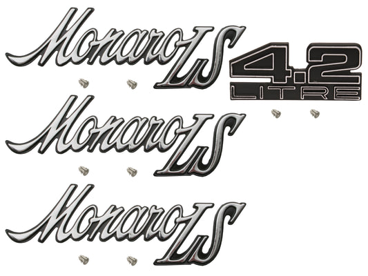 Badge Kit HJ Holden Monaro LS Coupe 253 - HJBK12