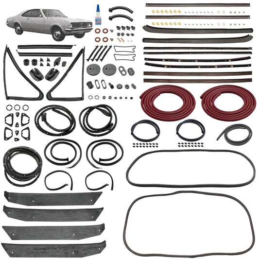 Body Rubber Kit Holden HK HT HG Monaro Maroon - HK1M