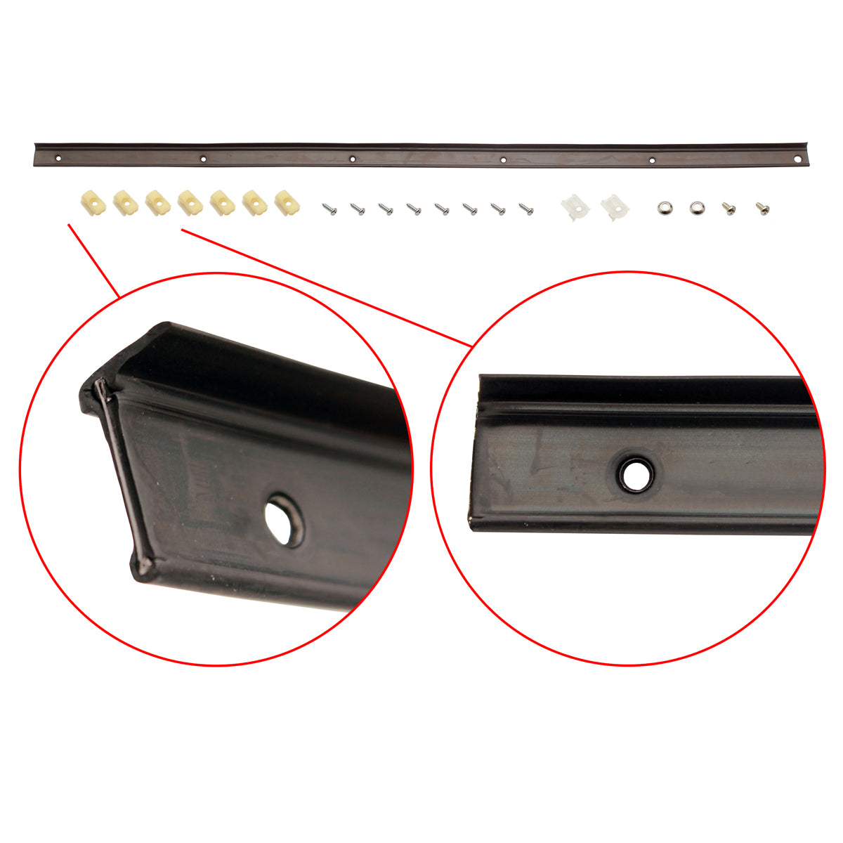 Body Rubber Kit Holden HK HT HG Monaro Maroon - HK1M