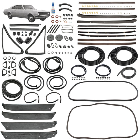 Body Rubber Kit Holden HK HT HG Monaro Black - HK1P