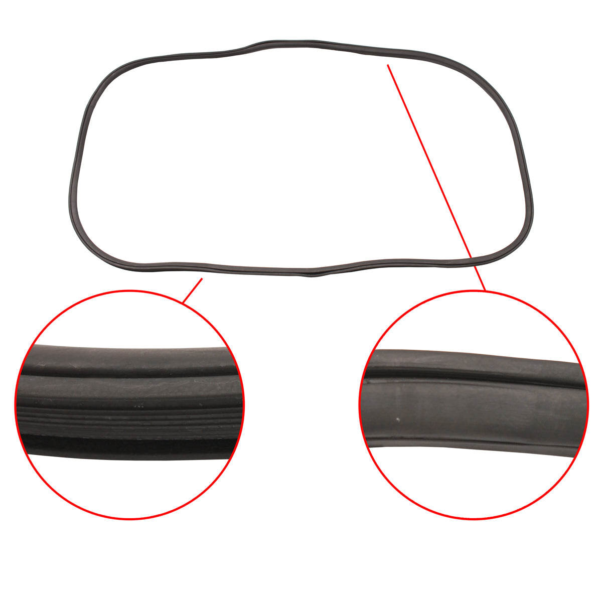Body Rubber Kit Holden HK HT HG Monaro Black - HK1P
