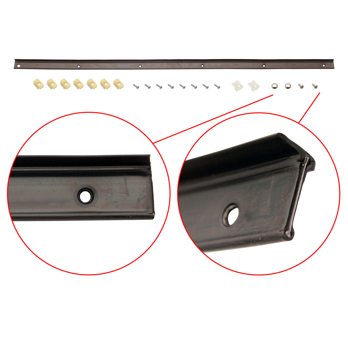 Body Rubber Kit Holden HK HT HG Monaro Black - HK1P