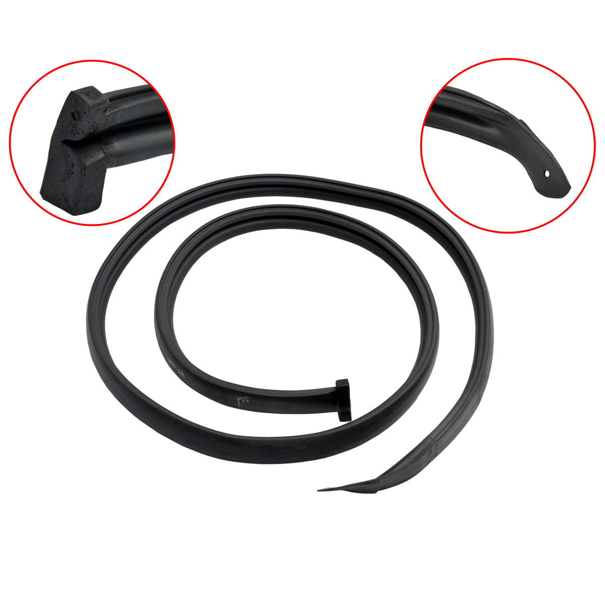 Body Rubber Kit Holden HK HT HG Monaro Black - HK1P
