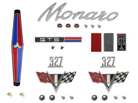 Badge Kit HK Holden Monaro GTS 327 - HKBK10