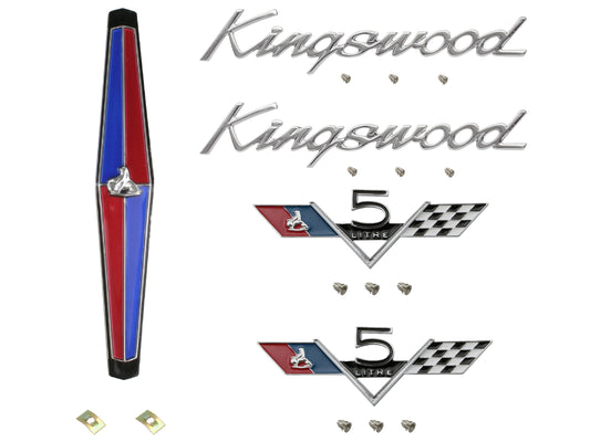 Badge Kit HK Holden Kingswood V8 - HKBK4