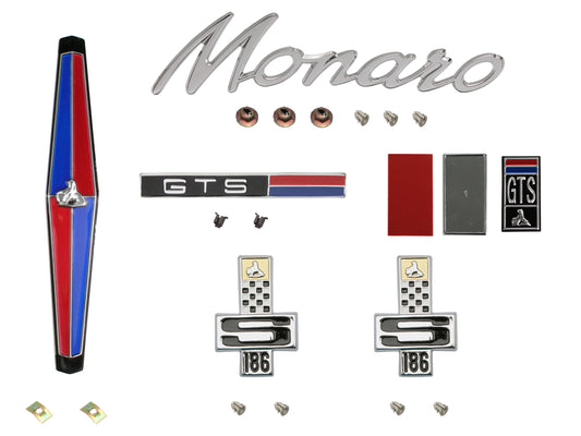 Badge Kit HK Holden Monaro GTS 186S - HKBK8