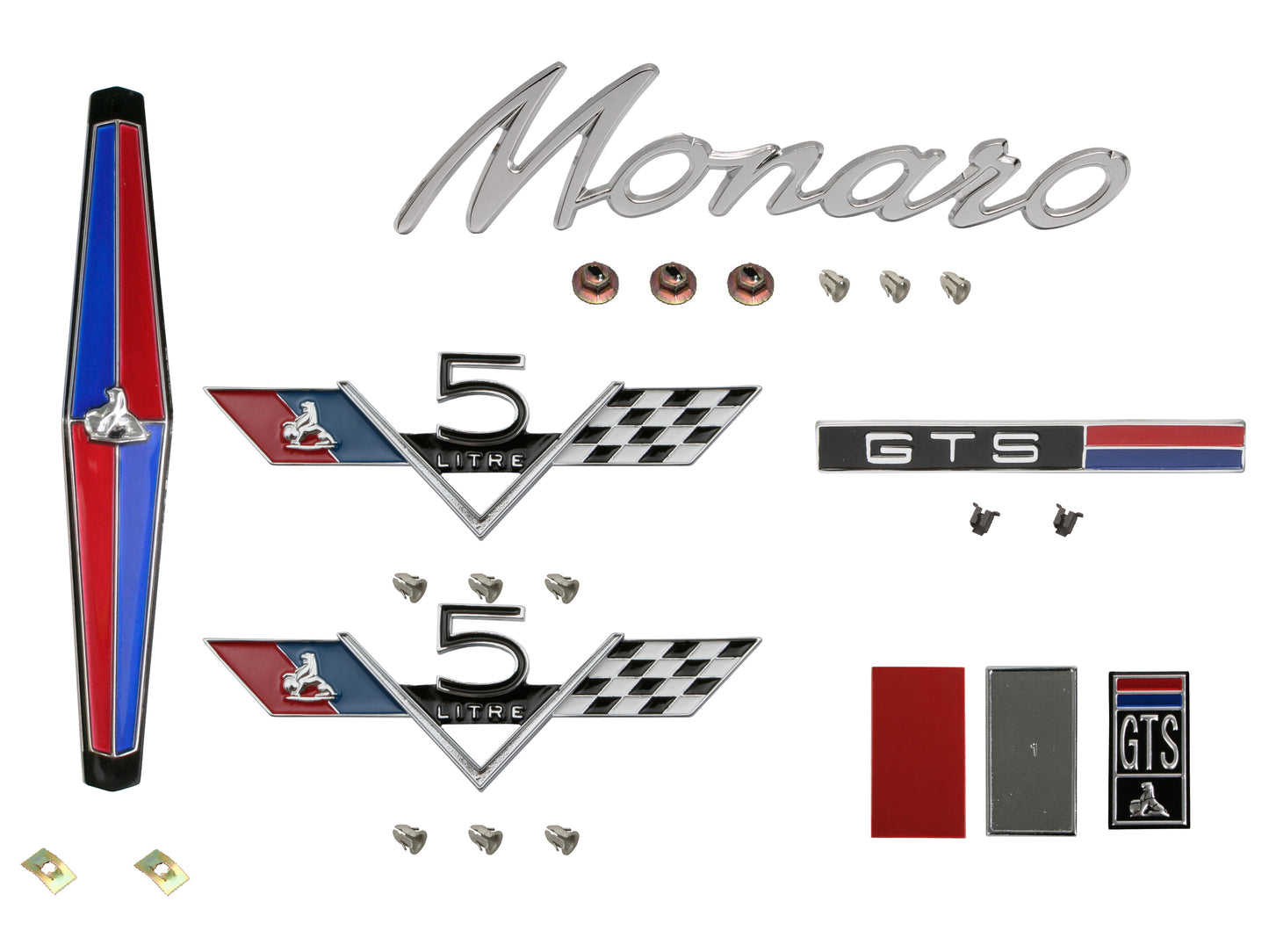 Badge Kit HK Holden Monaro GTS 307 - HKBK9