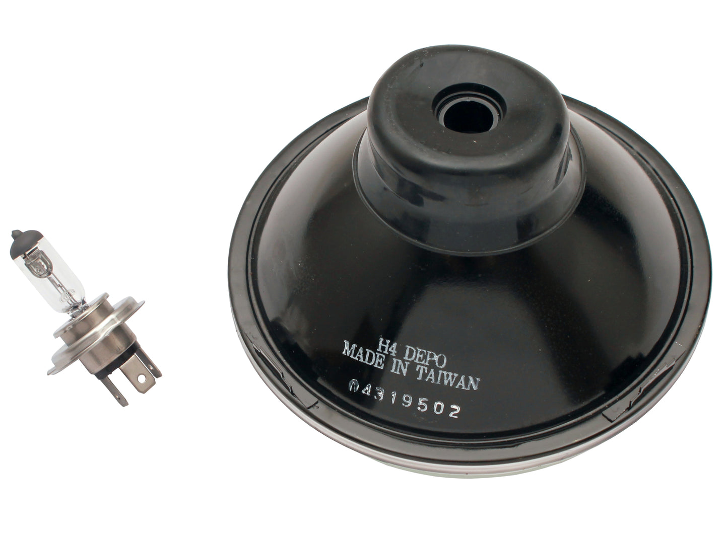 Headlight Halogen Conversion 7" Round H4 60/55w Without Parker - HLA1008BB