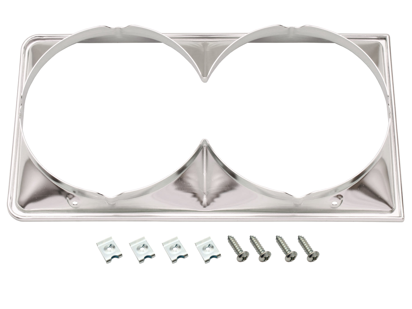 Headlight Rim Kit Inner & Outer L&R HJ HX HZ Premier Silver - HLRKHJPS