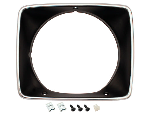 Holden GTS Sandman Headlight Surround Rim HJ HX Black Single x1 head light - HLR1000C