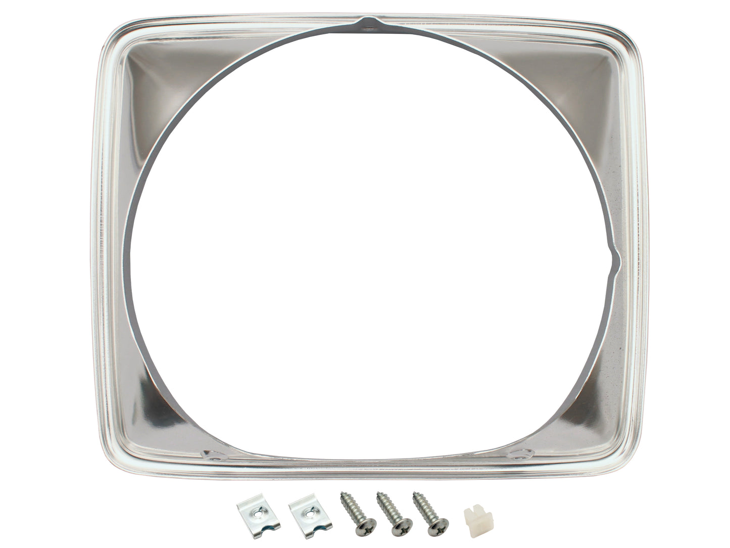 Headlight Rim Kit Inner & Outer Left & Right HJ HX HZ Belmont Kingswood Silver - HLRKHJS