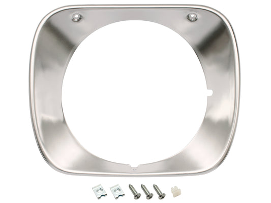 Headlight Rim HQ All Single HJ HX HZ 1 Ton Anodised - HLR1008D