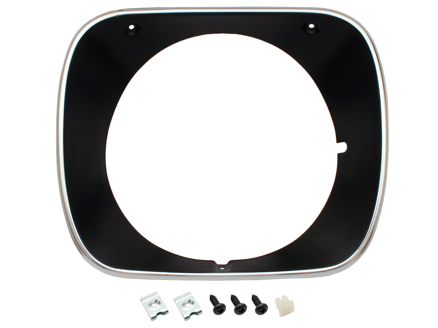 Headlight Rim Kit Inner & Outer L&R HQ SS GTS Black - HLRKHQB