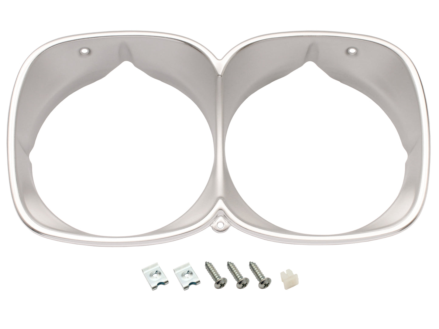 Headlight Rim Kit Inner & Outer L&R HQ Premier LS Silver - HLRKHQPS