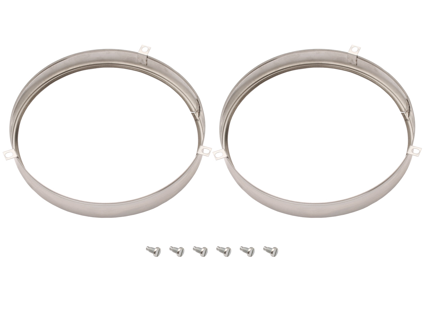 Headlight Rim Kit Inner & Outer L&R HJ HX HZ Premier Silver - HLRKHJPS