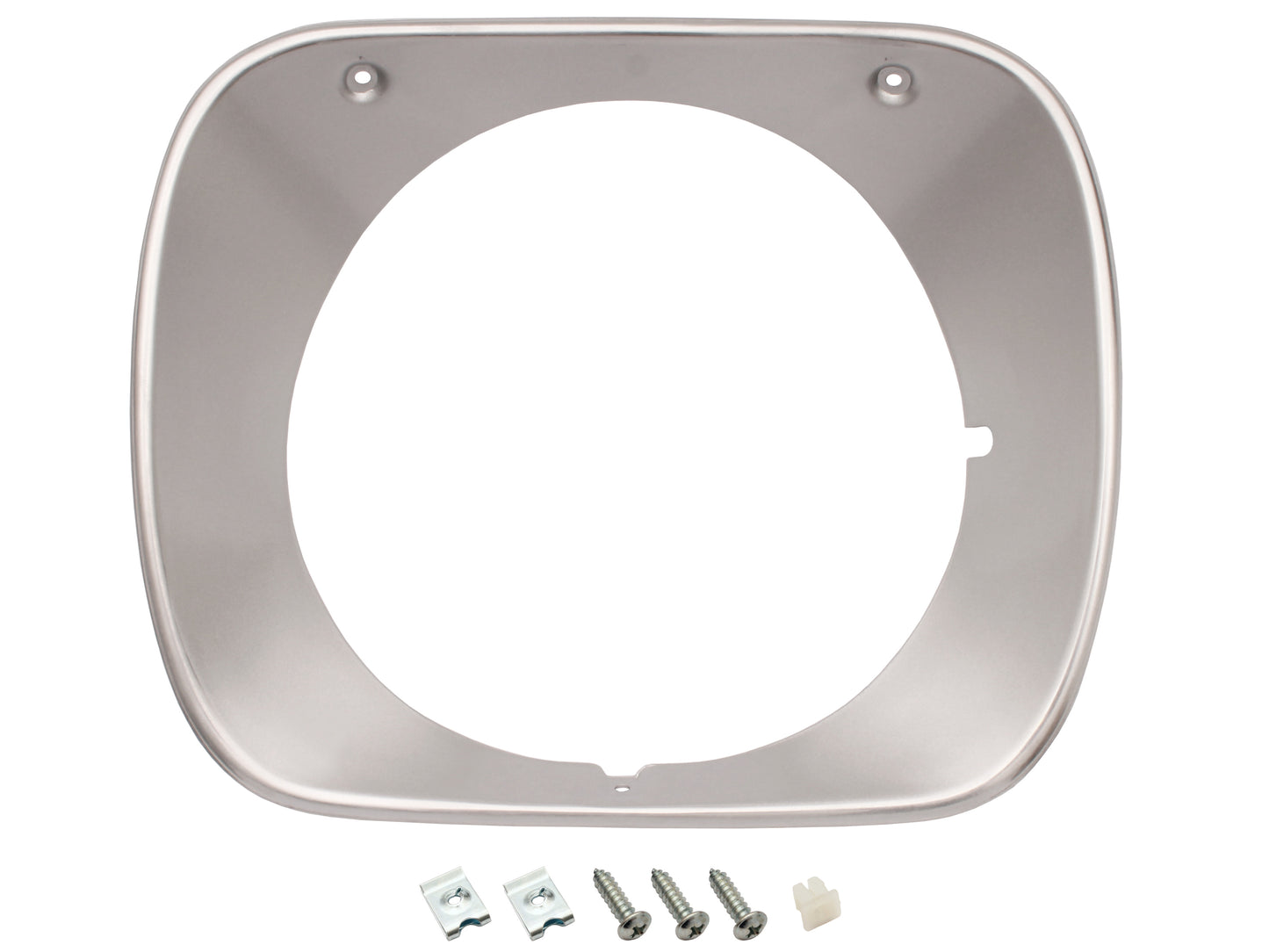 Headlight Rim Kit Inner & Outer L&R HQ All Single Silver - HLRKHQS
