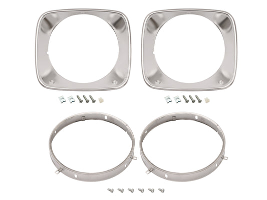 Headlight Rim Kit Inner & Outer L&R LH LX Tor Anodised - HLRKLHA