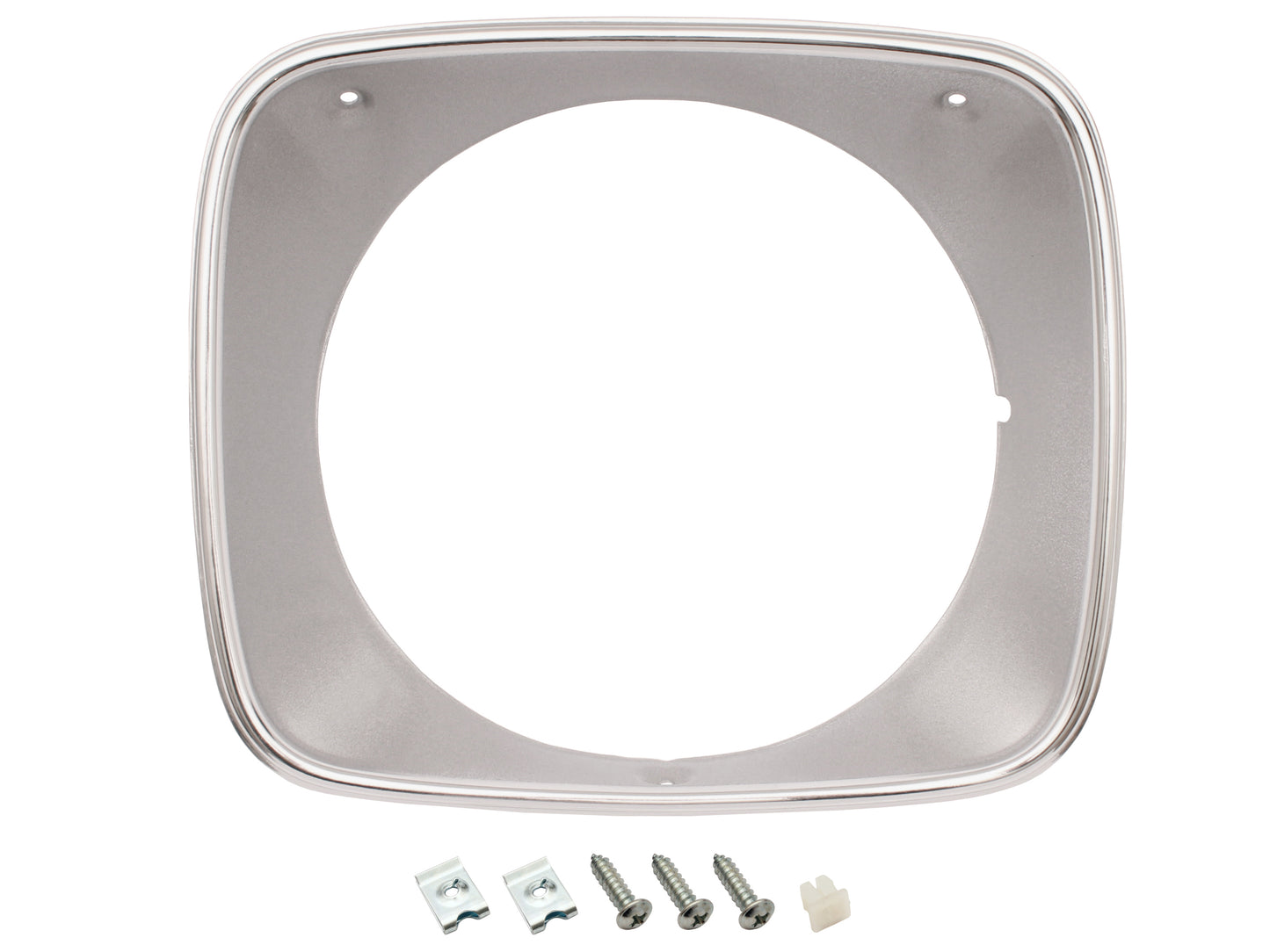Holden Torana Headlight Surround Rim x1 SILVER LH LX + Fitting Screws - HLR1003