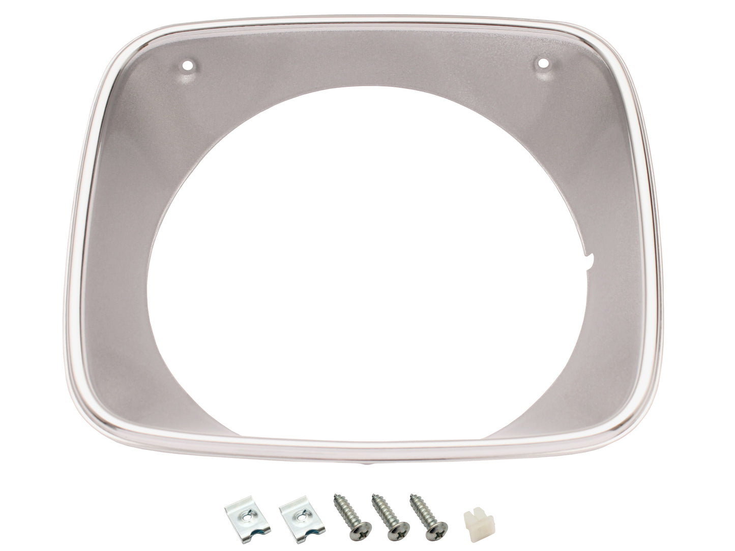 Holden Torana Headlight Surround Rim x1 SILVER LH LX + Fitting Screws - HLR1003