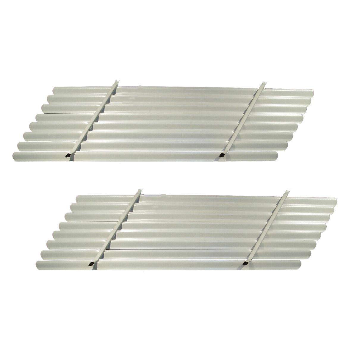 Side Window Venetian Blind Pair (White) Holden EJ EH Wagon - HM0650W