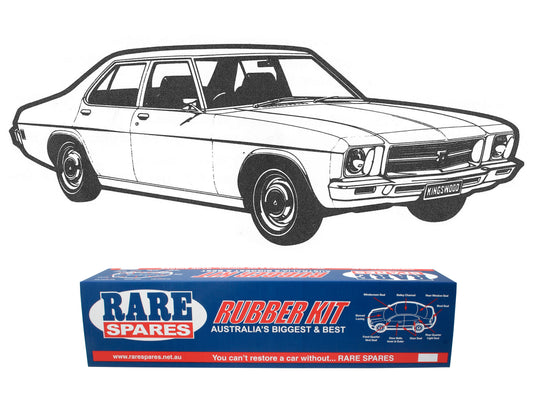 Body Rubber Kit Holden HQ Sedan Mid Brown - HQ1MB