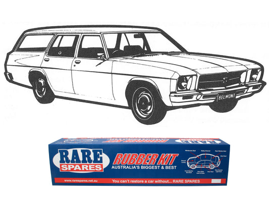 Body Rubber Kit Holden HQ Station Wagon Buckskin - HQ3D