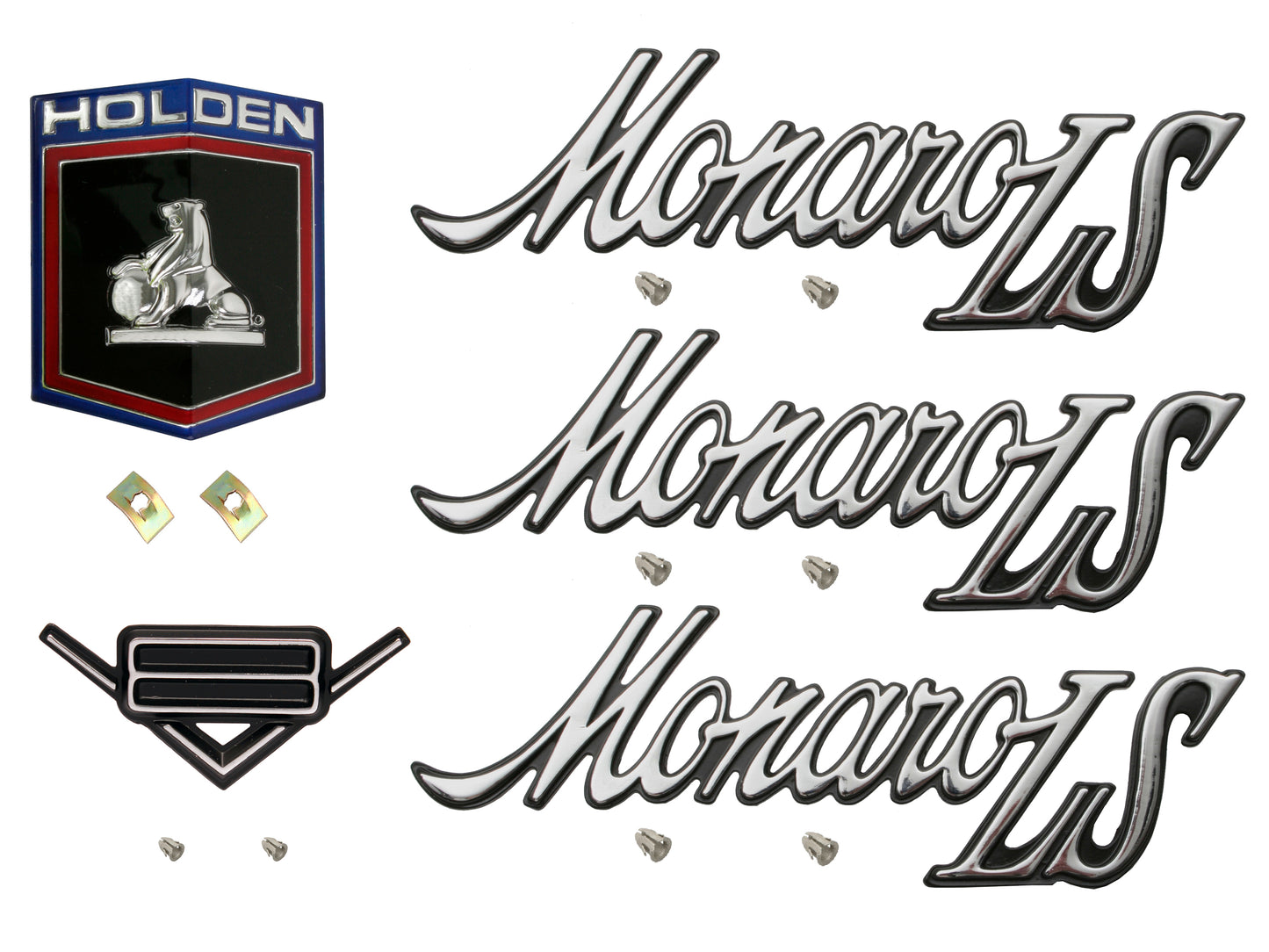 Badge Kit HQ Holden Monaro LS 253 308 350 - HQBK11