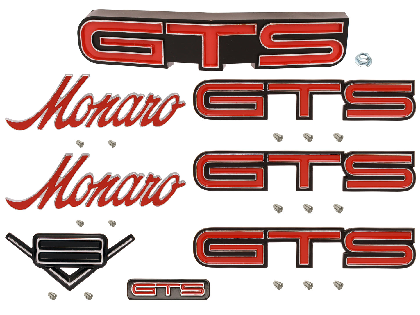 Badge Kit HQ Holden Monaro GTS 253 308  - HQBK12