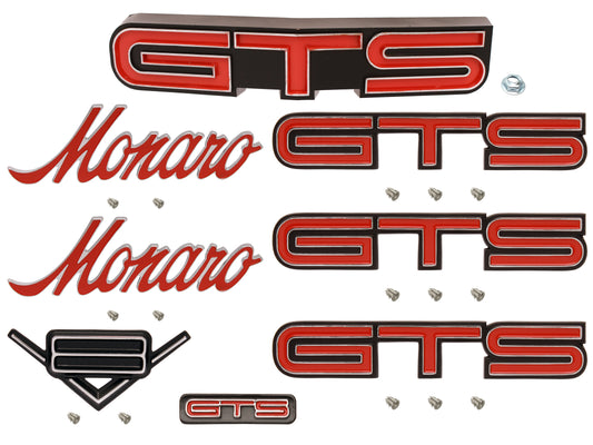 Badge Kit HQ Holden Monaro GTS 253 308  - HQBK12