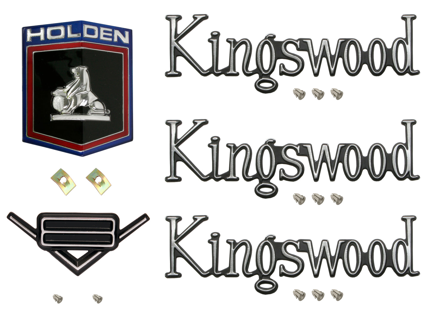 Badge Kit HQ Holden Kingswood V8 - HQBK4