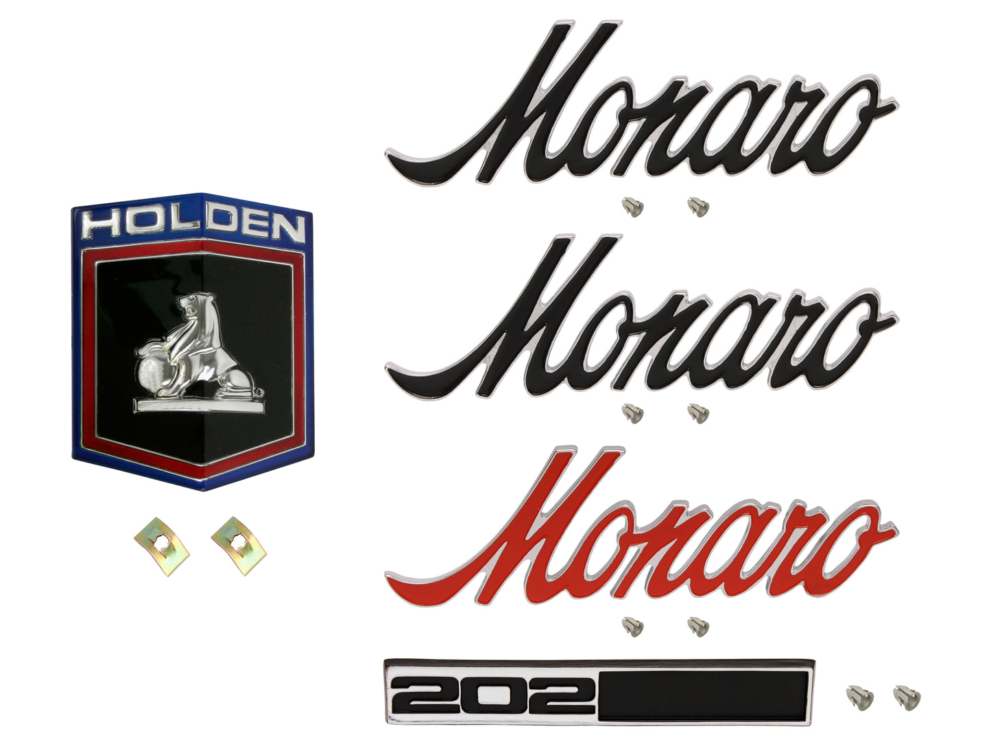 Badge Kit HQ Holden Monaro 202 Coupe - HQBK8