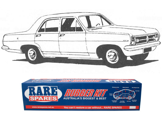 Body Rubber Kit Holden HR Premier / Special Sedan (Grey) - HR1G