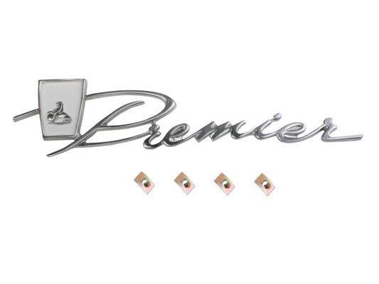 Holden "Premier" Roof Turret Badge  x1 HR  emblem  pillar  prem  - B1035