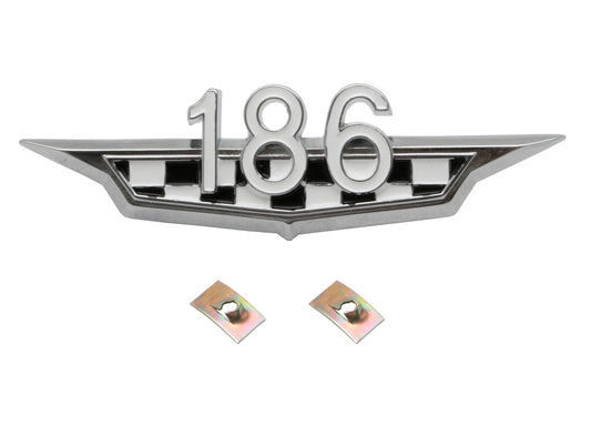 Holden "186" Badge x1 HR Boot suits all models trunk  emblem  flag - B1034
