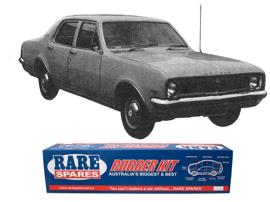 Body Rubber Kit Holden HT HG Brougham / Premier Sedan (Grey) - HT2G