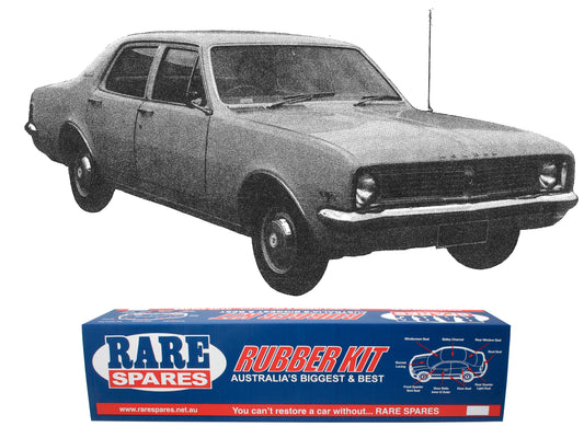 Body Rubber Kit Holden HT HG Belmont Sedan Maroon - HT4M