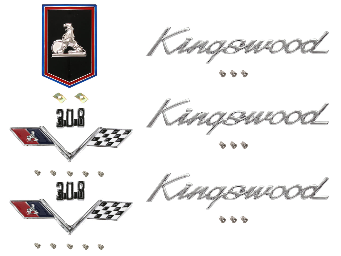 Badge Kit HT Holden Kingswood 308 - HTBK10