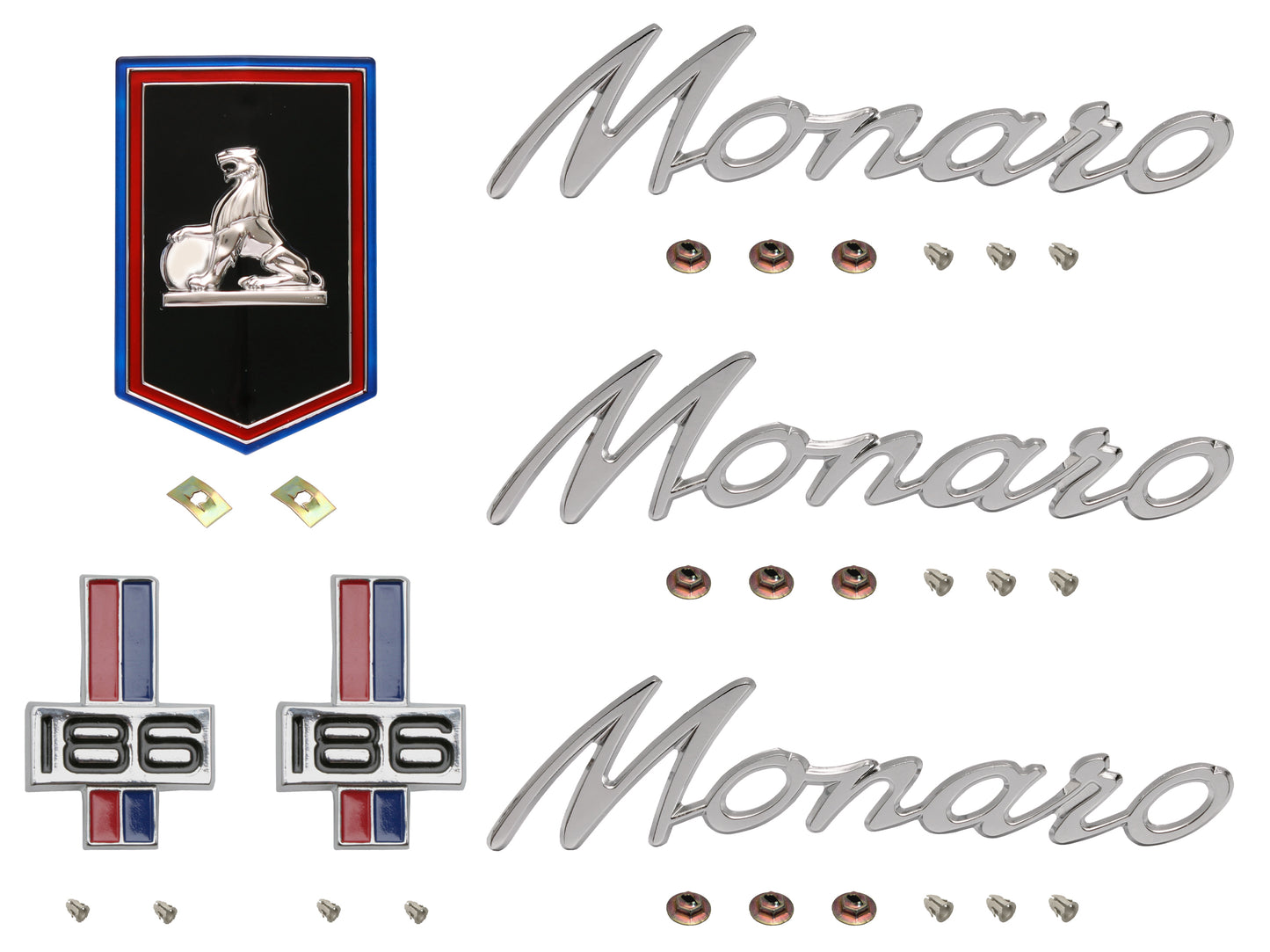 Badge Kit HT Holden Monaro 186 - HTBK16