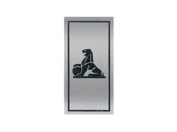 Badge Console Insert HT HG GTS With Lion Silver - BD1044