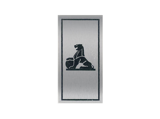 Badge Console Insert HT HG GTS With Lion Silver - BD1044