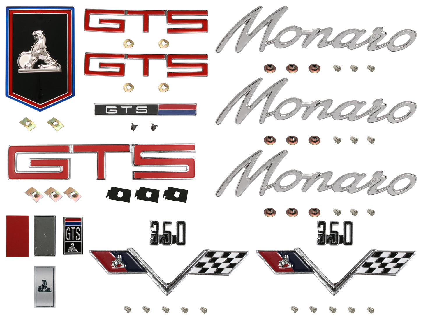 Badge Kit HT Holden Monaro GTS 350 - HTBK21