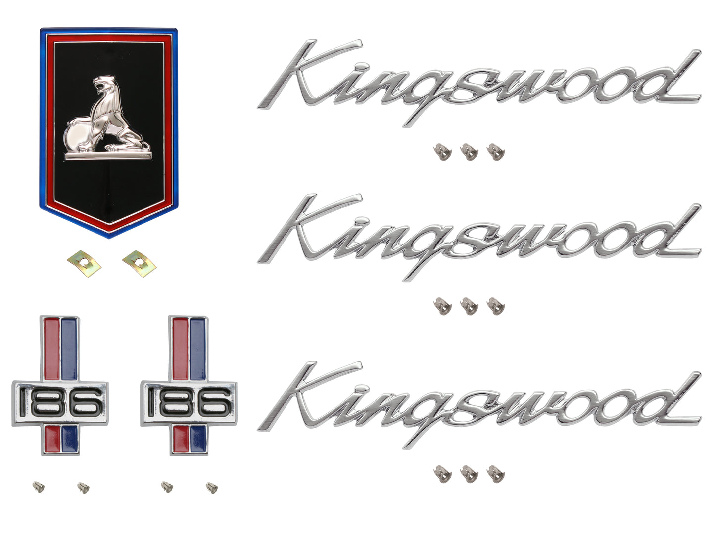 Badge Kit HT Holden Kingswood 186 - HTBK6