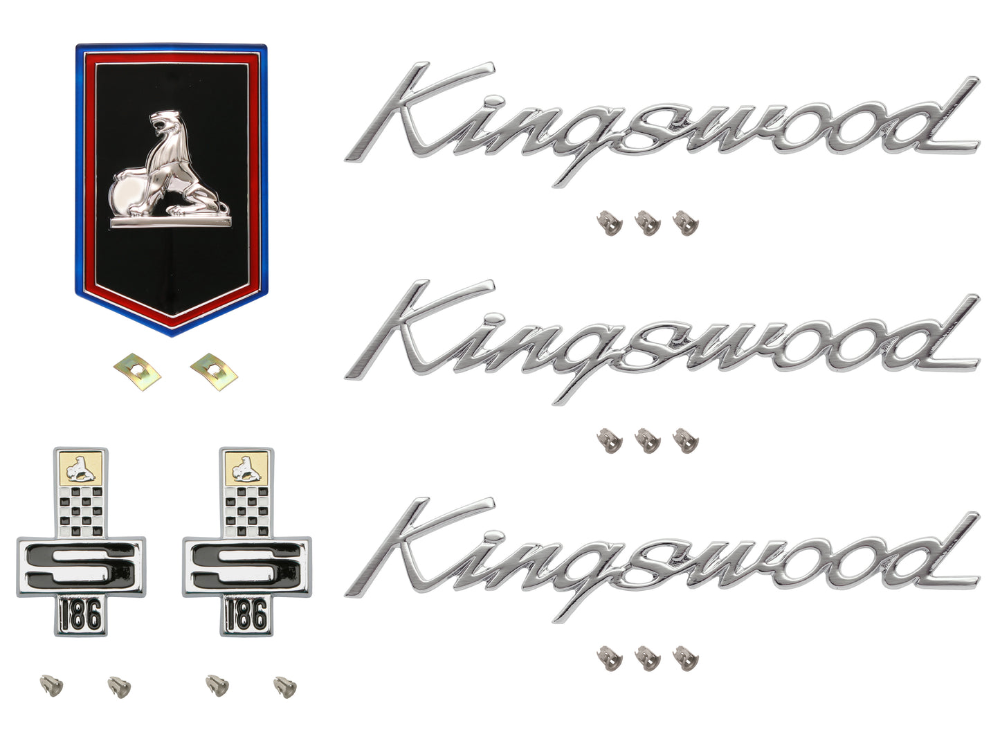 Badge Kit HT Holden Kingswood 186S - HTBK7
