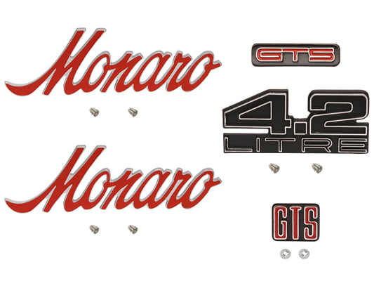 Badge Kit HX Holden Monaro GTS 253 - HXBK1