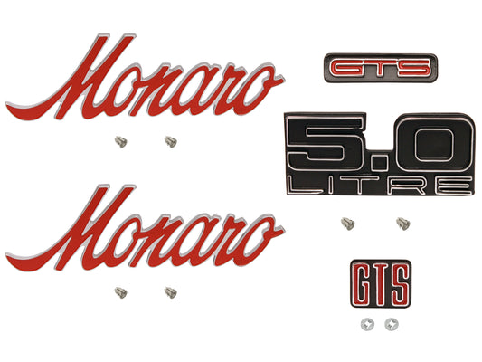 Badge Kit HX Holden Monaro GTS 308 - HXBK2