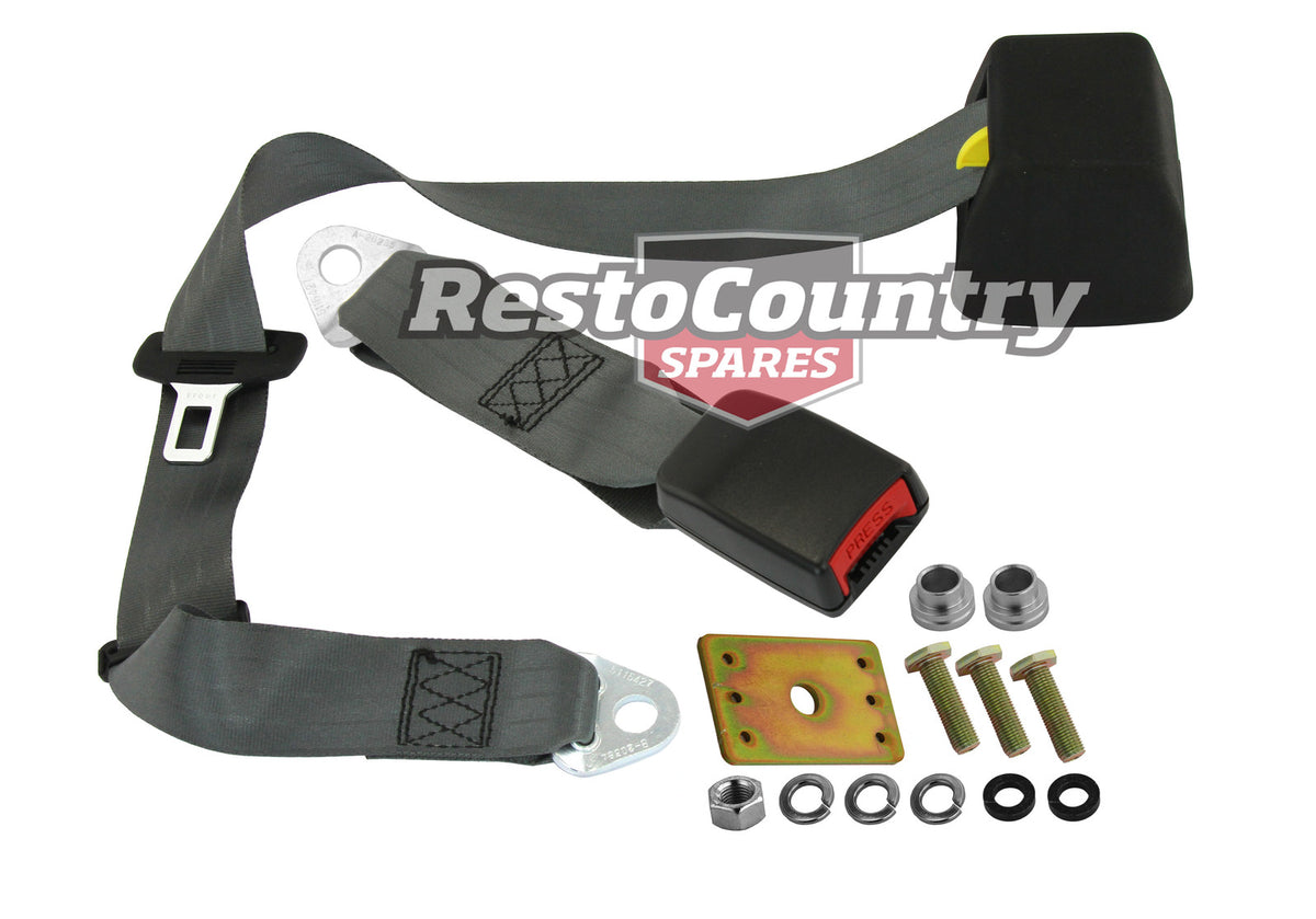 Parcel Shelf Mount Inertia Seat Belt (Grey - 275mm Web Stalk) Universal - K1511GY