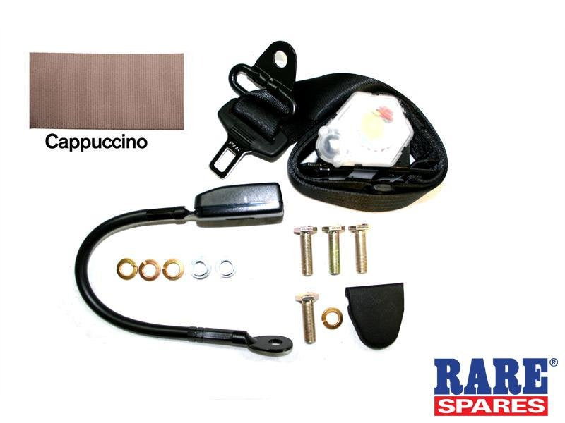 Seat Belt 90/90 Inertia 300mm Stalk Cappuccino - K1512C