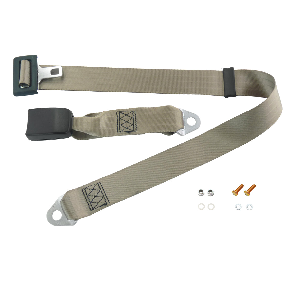 Seat Belt Centre Lap (Cappuccino - 275mm Web Stalk) Holden / Ford - K1637C