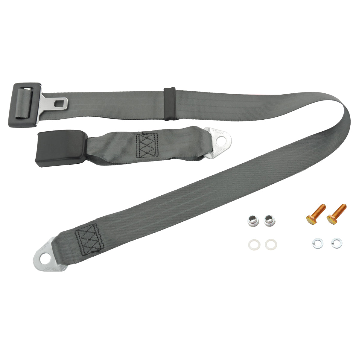 Seat Belt Centre Lap (Grey - 275mm Web Stalk) Holden / Ford - K1637GY